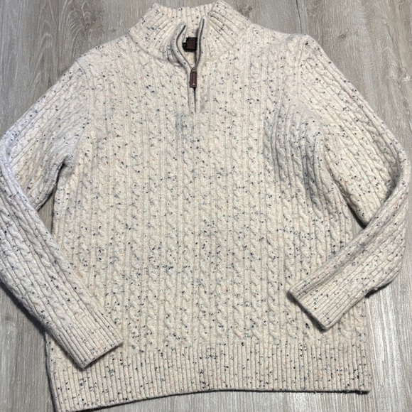 🔥HOST PICK🔥Lachlan Men's Cream Cable Knit Sweater - Picture 1 of 2